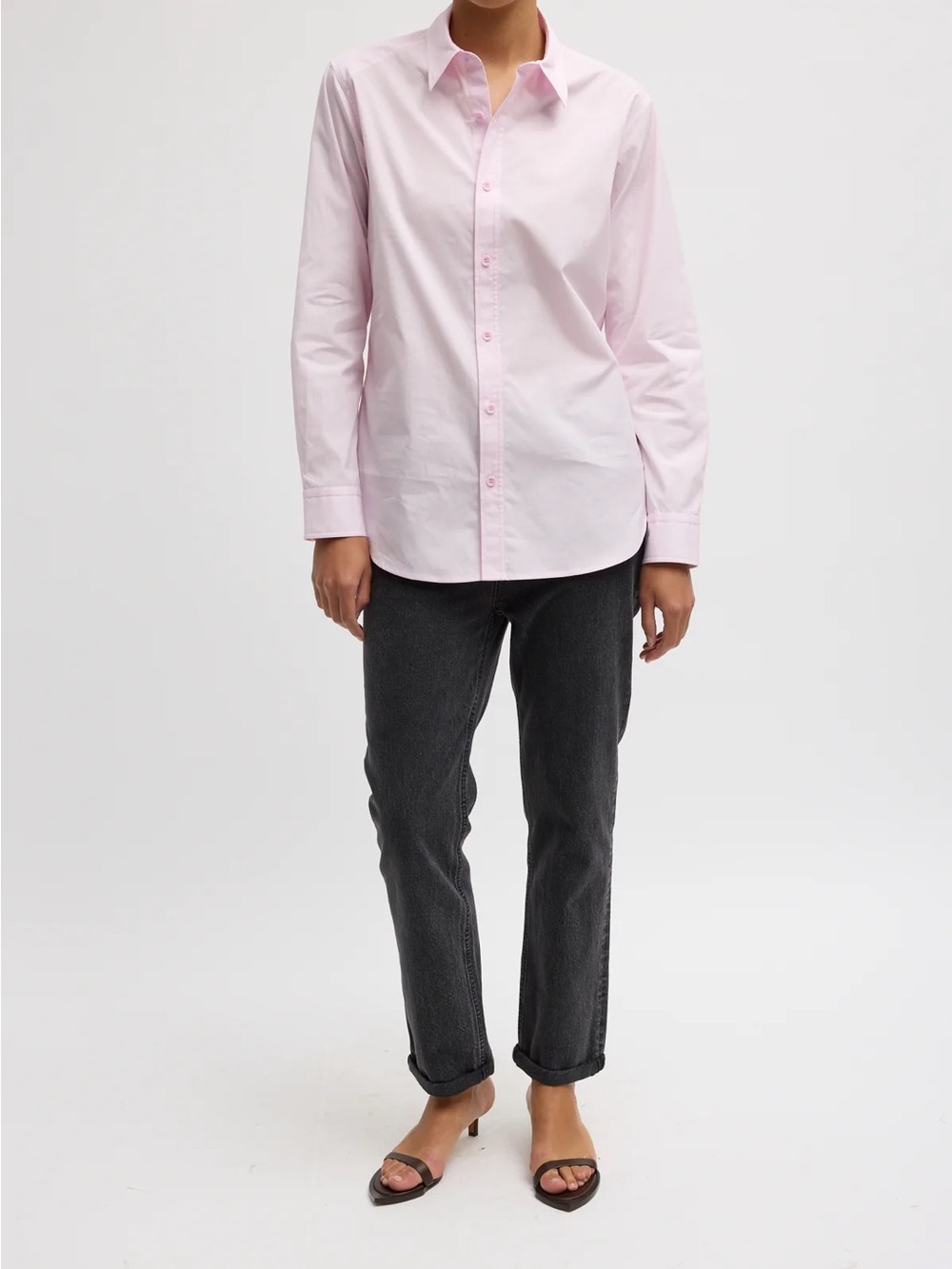 NWT Tibi New Shirting Charlie Men's Slim Shirt Pink L